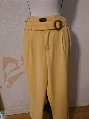 NAF Belted Trousers in Yellow Size 6 Like New